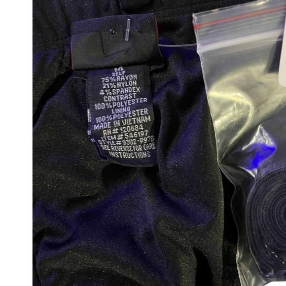 Torrid size 14 NWT little black cocktail dress with beadwork - Picture 6 of 14